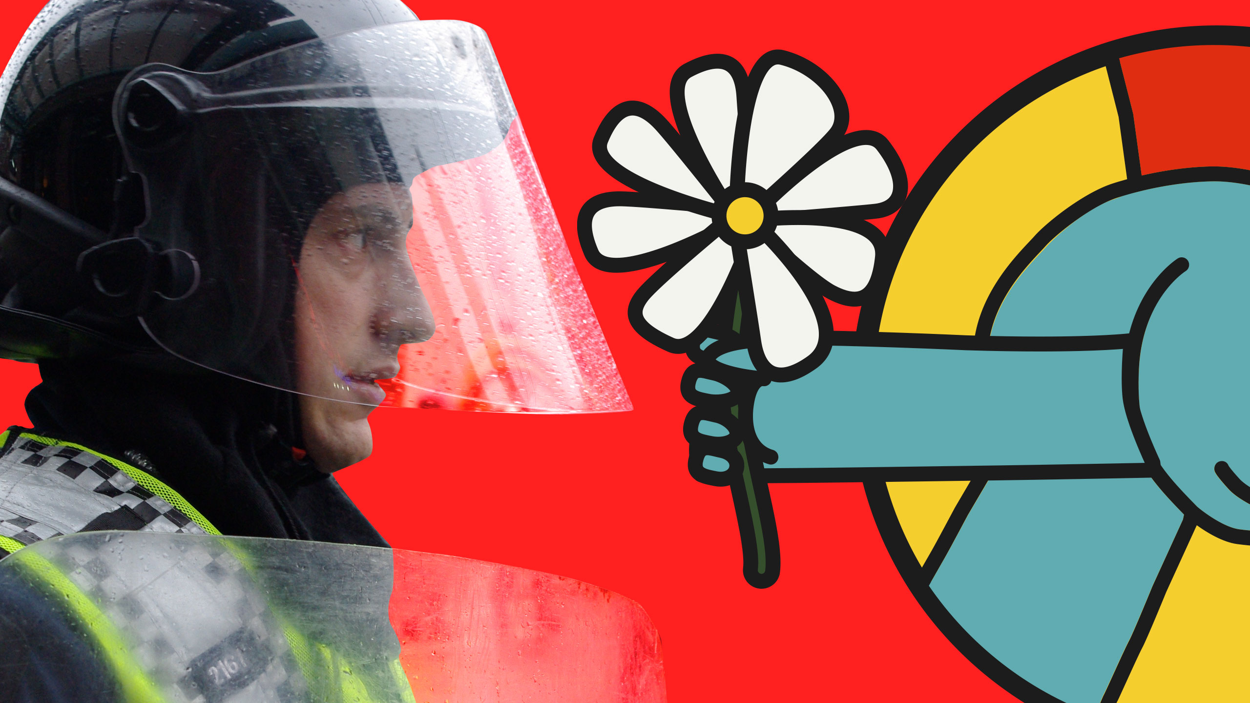 La violencia en las manifestaciones está bien?